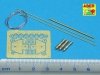 Aber R-25 US antenna and brackets (set of 3 pcs) (1:35)